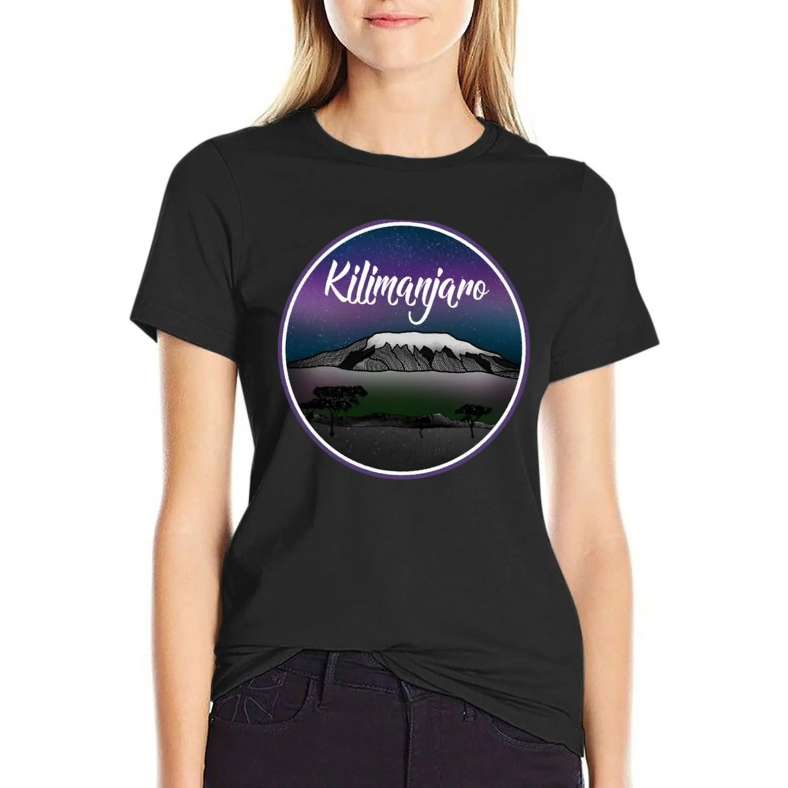 Mount Kilimanjaro T-Shirt kawaii clothes tees hippie clothes Women's tee shirt