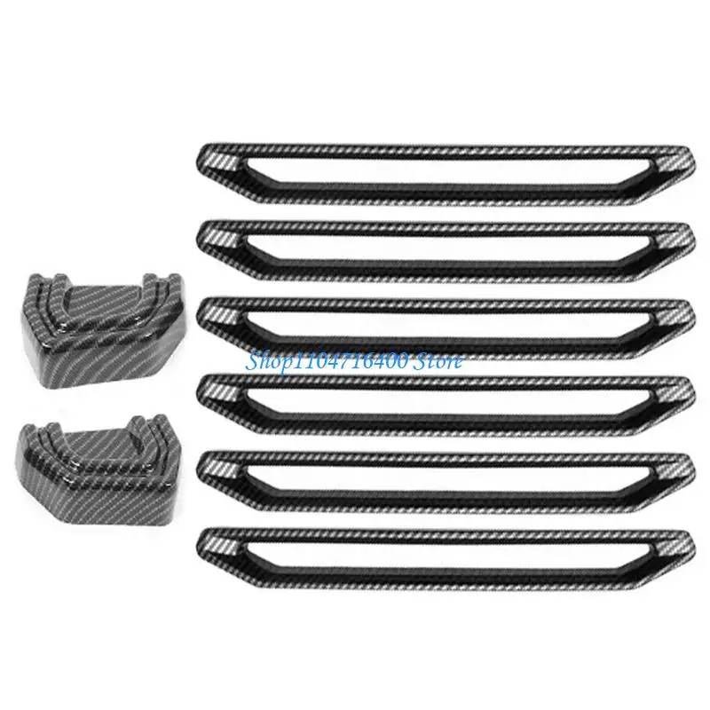y1gd Automotive Luggage Roof Rack Trim Covers Strips No Tool Installation Modern Styl