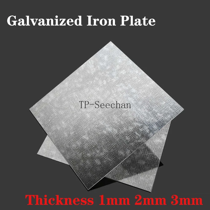 Galvanized Iron Plate Cold Hot Stamped Steel Plate White Iron Plate Iron Sheet Thickness 1mm, 2mm, 3mm for Bendable Welding