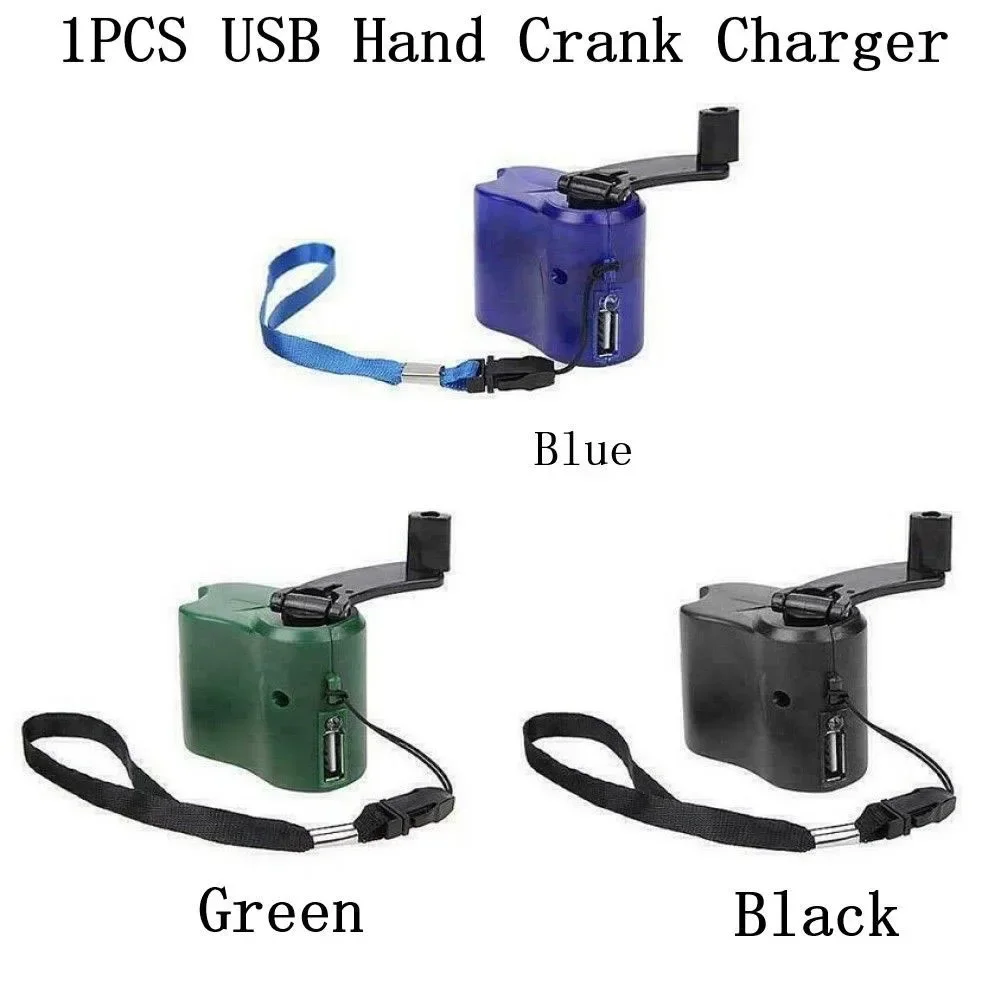 1pc Hand Crank Phone Charger Generator Manual Dynamo Mobile Charge Power Tools Replacement Accessories Spare Parts