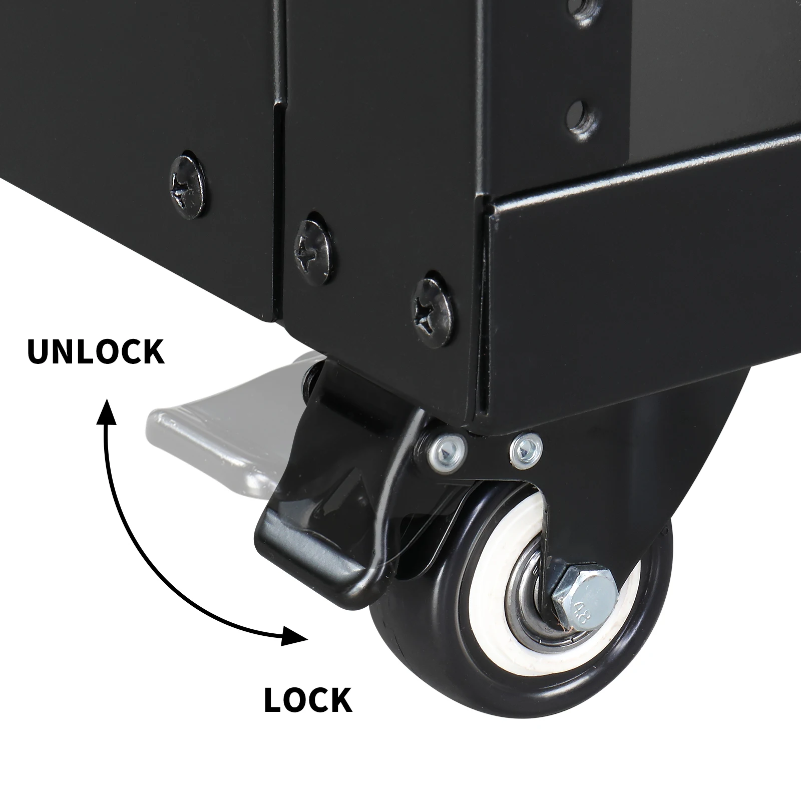 

[AM not for sale] 19in 12U iron sheet, drawer DJ cabinet, black.