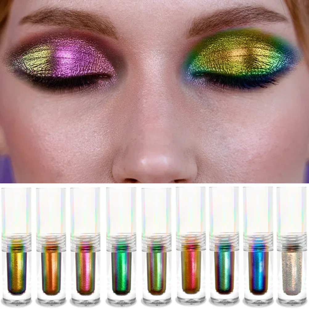 2.5ml Private Label Chameleon Liquid Eyeshadow Custom Bulk 9 Color Pigment Shimmering Bright Waterproof Makeup Beautiful Eye