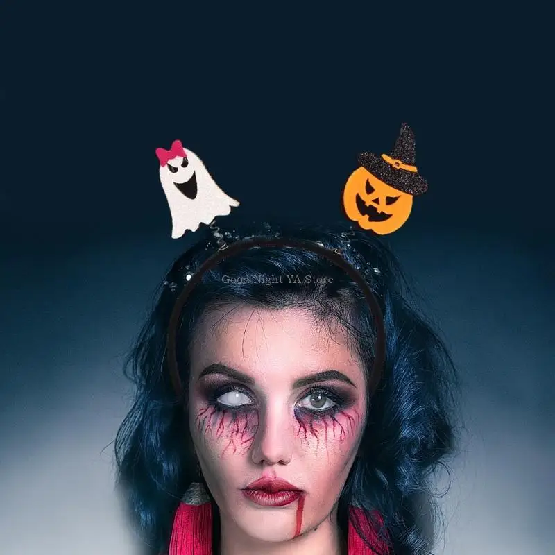 

Spooky Polyester Headwear Halloween Theme Party Hairpiece For Children Adults