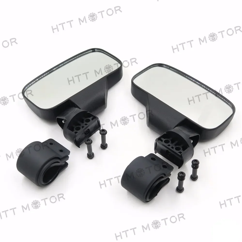 Free Shipping Mirror Set UTV Side View High Impact Break Away Convex 1 5/8