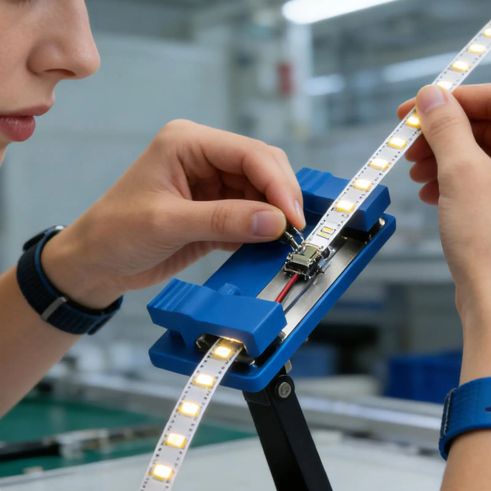 Multifunctional LED Lighting Soldering Station Non-Slip Electronic Circuit Welding Wire Fixture for Electronics Repair Circuit