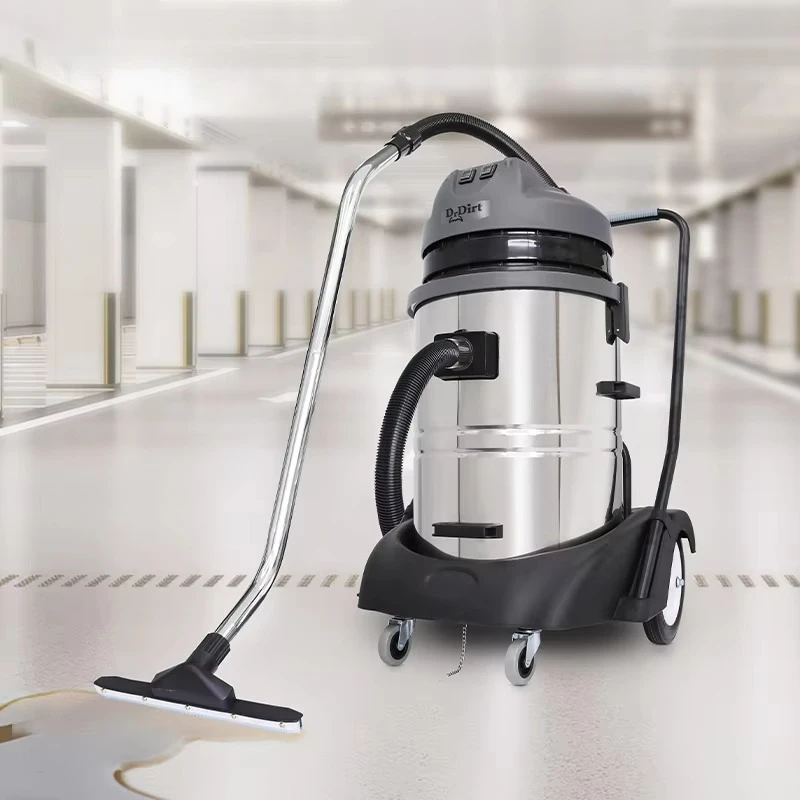 

High Power Heavy Duty Dual Motor Stainless Steel Industrial Wet Dry Vacuum Cleaner for Cleaning Dust Coarse Dirt