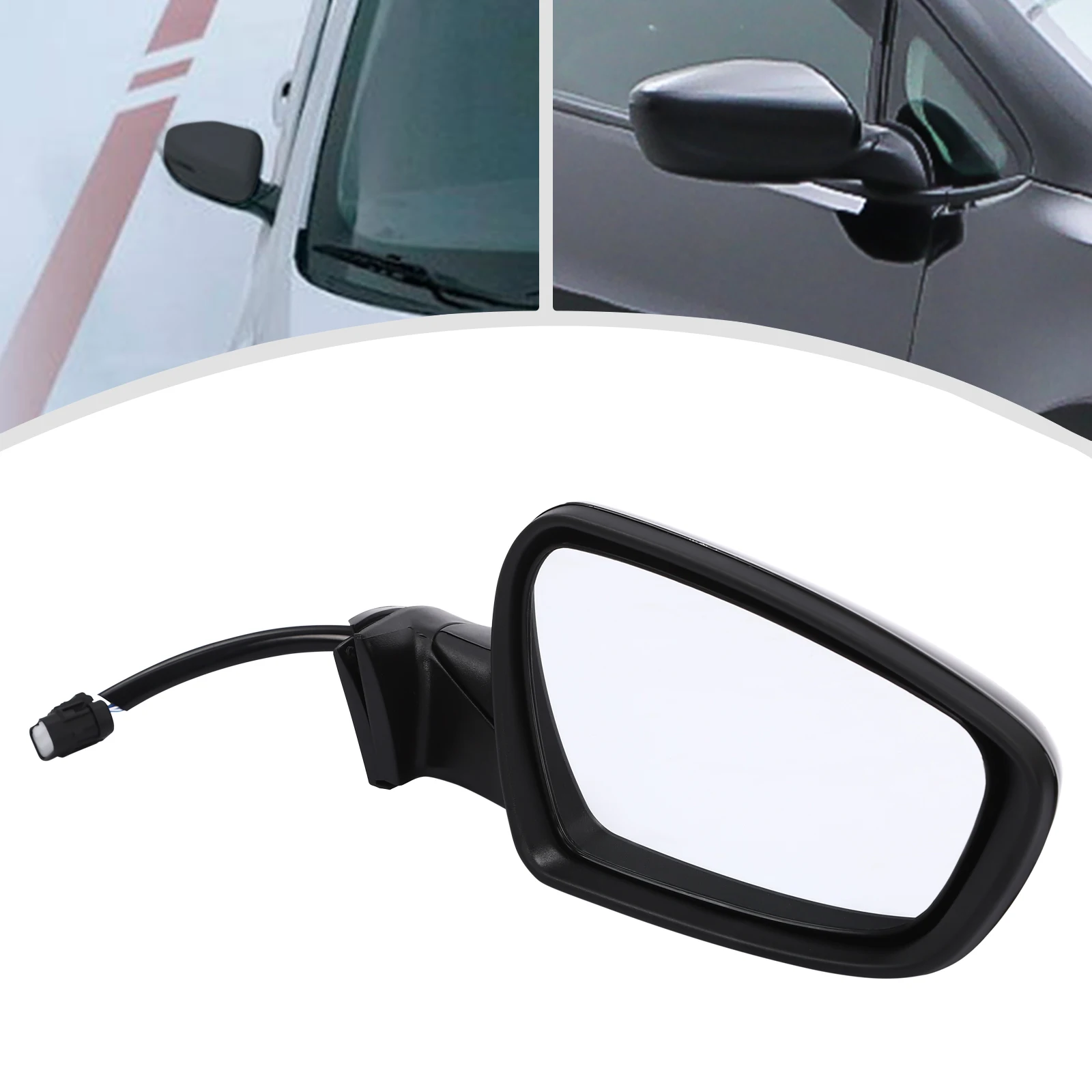 Rear Mirror Right or Left Side Manual Folding Mirror with Heat for 2017-2018 Kia Forte