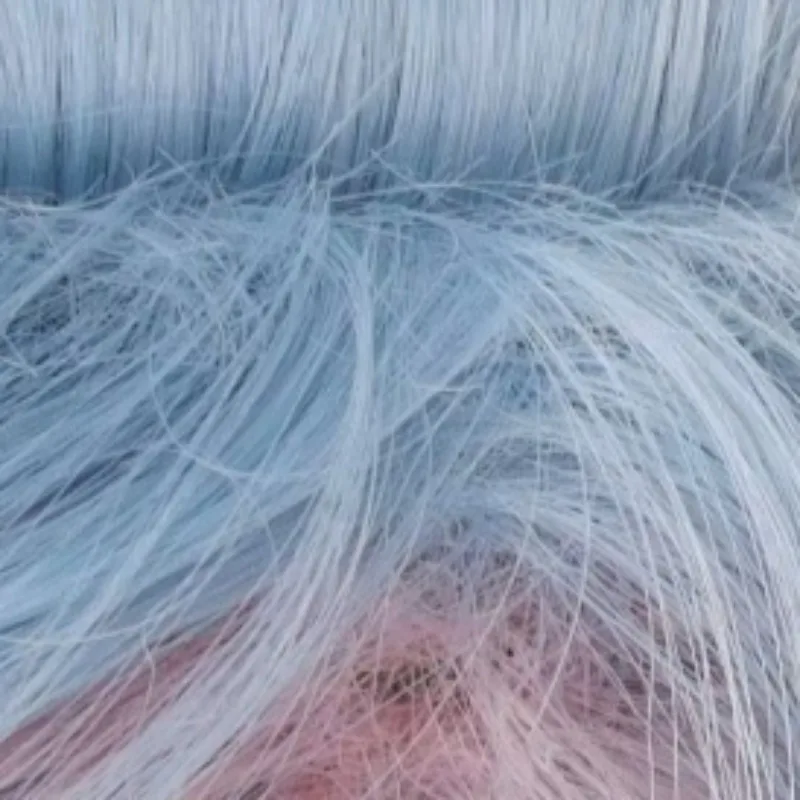 Game Identity Ⅴ Gardener New Skin Cosplay Wig Blue Pink Synthetic Hair Resistant Fiber for Anime Party Emma Woods Roleplay