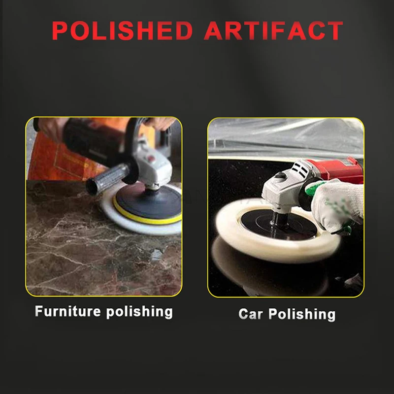 SEAMETAL Polishing Kit Car Polishing Pad Waxing Sponge Discs Soft Wool Wheel Auto Paint Care Polisher Pads Cleaning Accessories