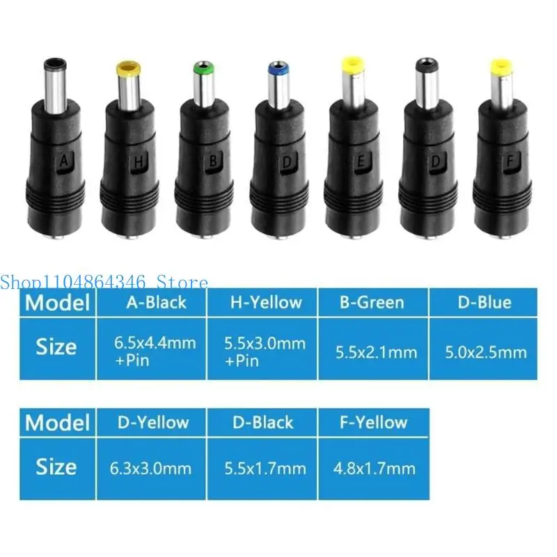 

Зарядный кабель USB-DC 5V 652F поставляется с 14 переходниками DC5521 «гнездо» для нескольких электронных устройств. Удобное