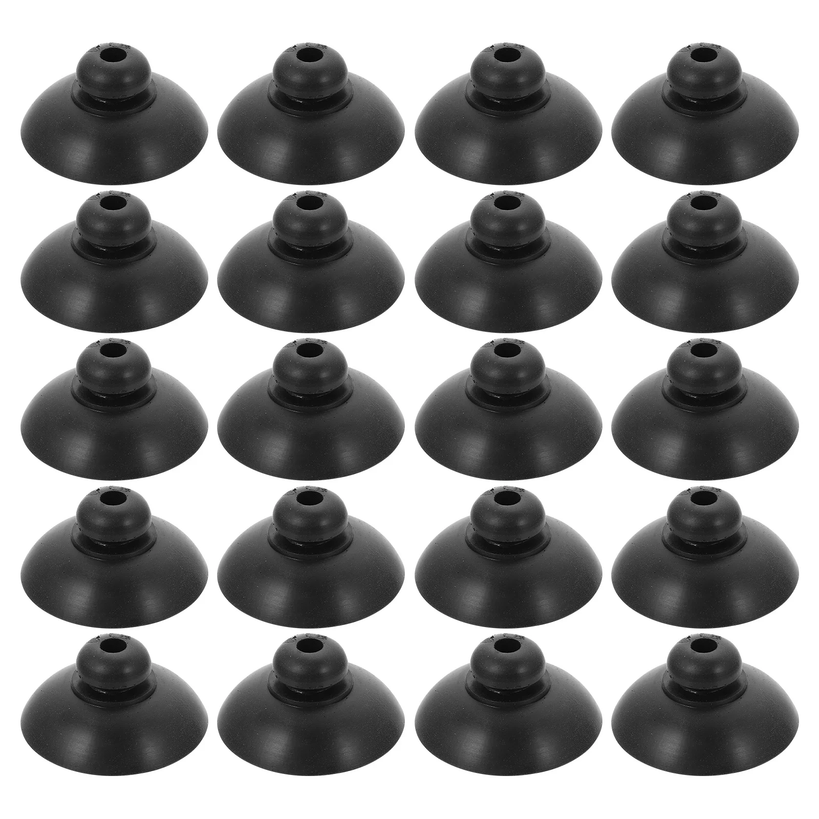 

20Pcs Aquarium Oxygen Pump Suction Cups Black Strong Fixing Holder for Fish Tank Air Pump Wire Tube Holder Aquarium Suction Cups