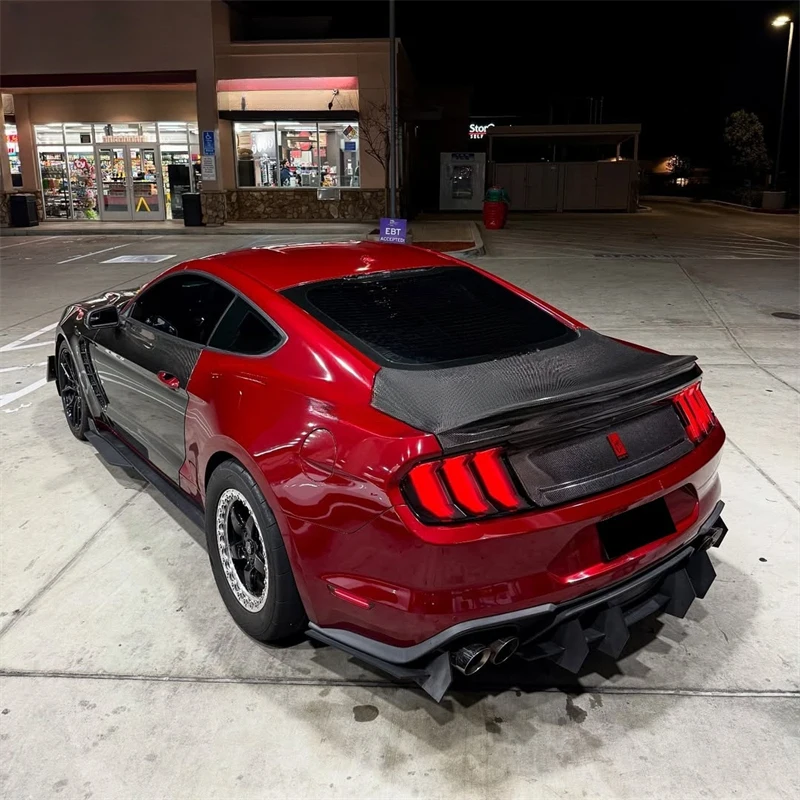 

CSL Style Carbon Fiber Trunk Lid with Spoiler New Condition for 2014-2023 for Mustang Car Bumpers