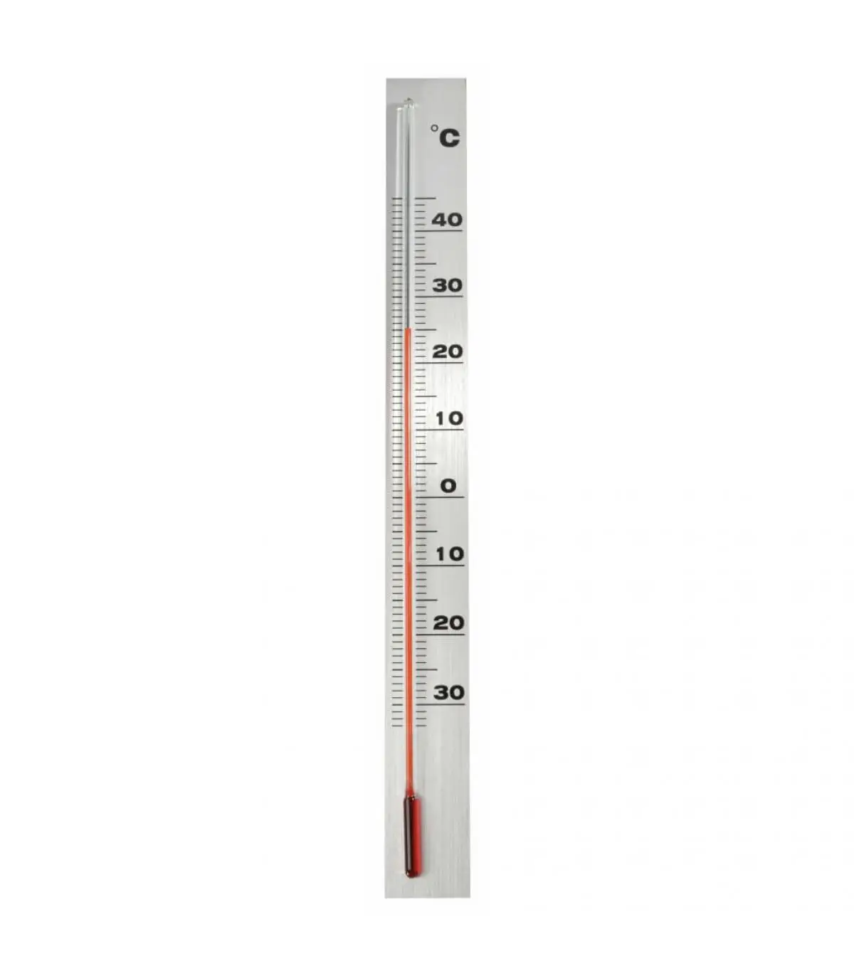 Weather forecast and stations Nature outdoor wall thermometer aluminum 3,8x0,6x37 cm