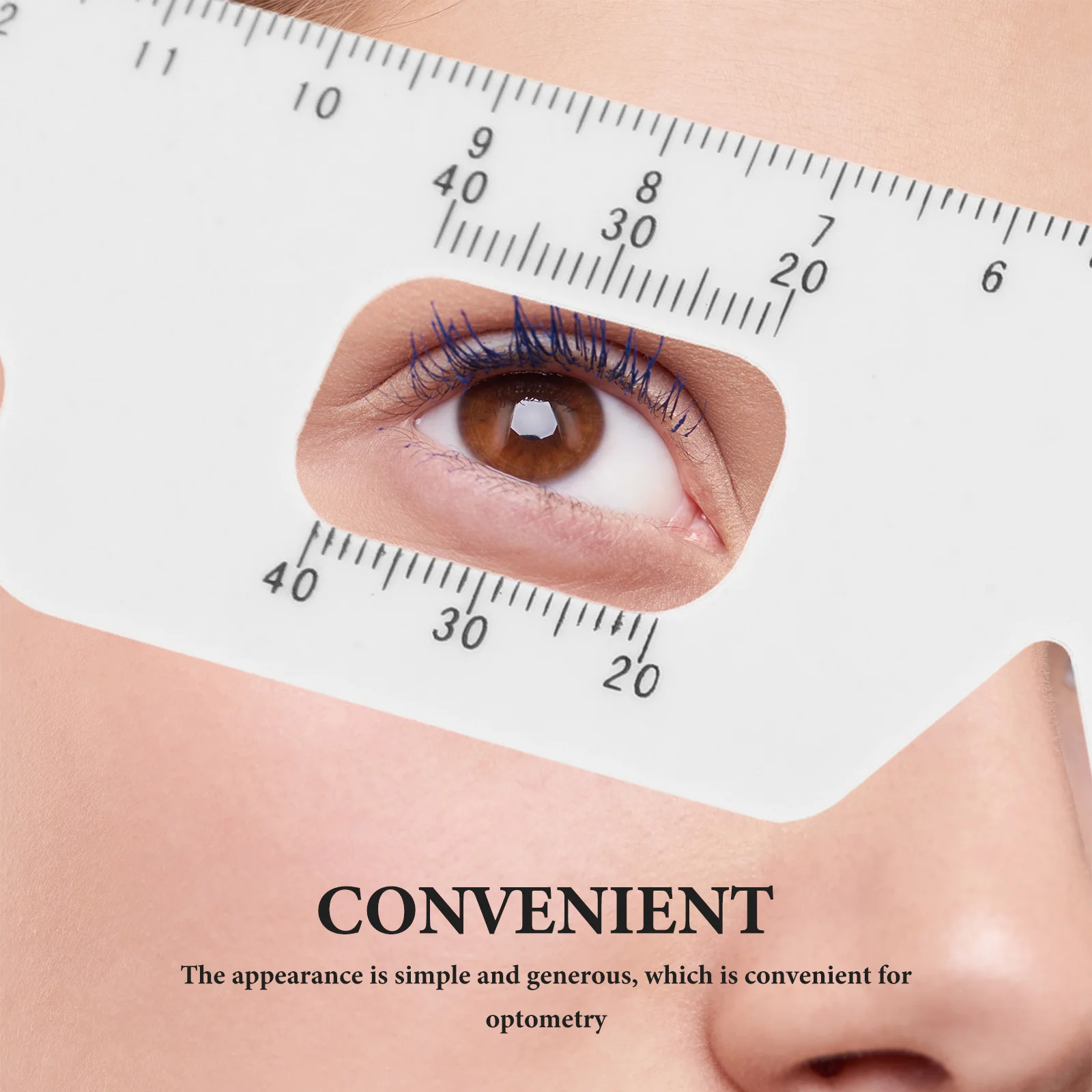 

6 pcs Optometry Tool Eyeglass Pupillary Ruler Accurate Measurement Durable Portable Eye Meter Interpupillary Distance Gauge
