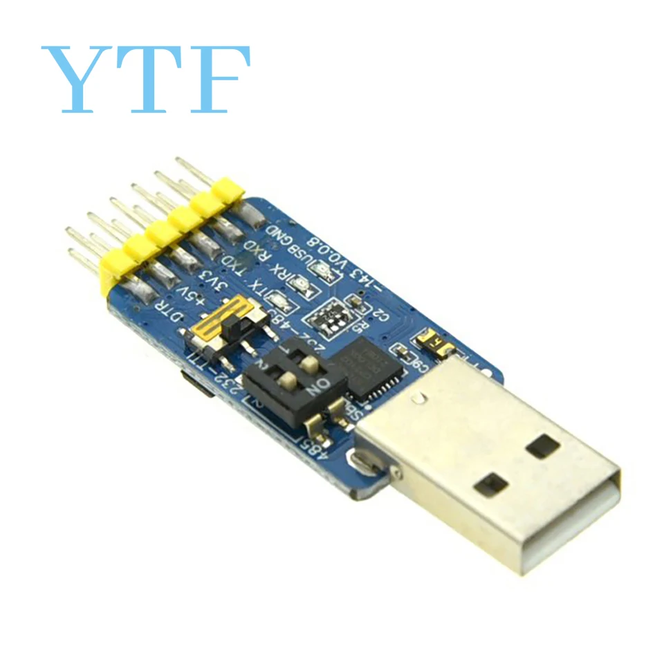 

CP2102 USB-UART 6-в-1 многофункциональный (USB-TTL/RS485/232,TTL-RS232/485232-485) последовательный адаптер для