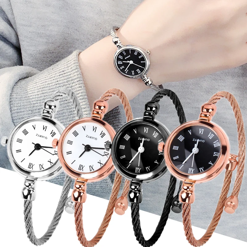 

Romantic Watches Women Retro Elegant Luxury Design Metal Bangle Bracelet Watchband Quartz Wristwatches Female Ornamental Watch