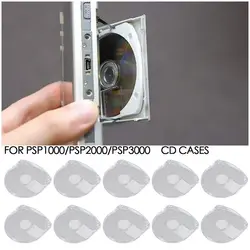 10 PCS DVD CD Case 7mm Double Clear UMD Replacement Shell, Apply for Most Game DVD CD