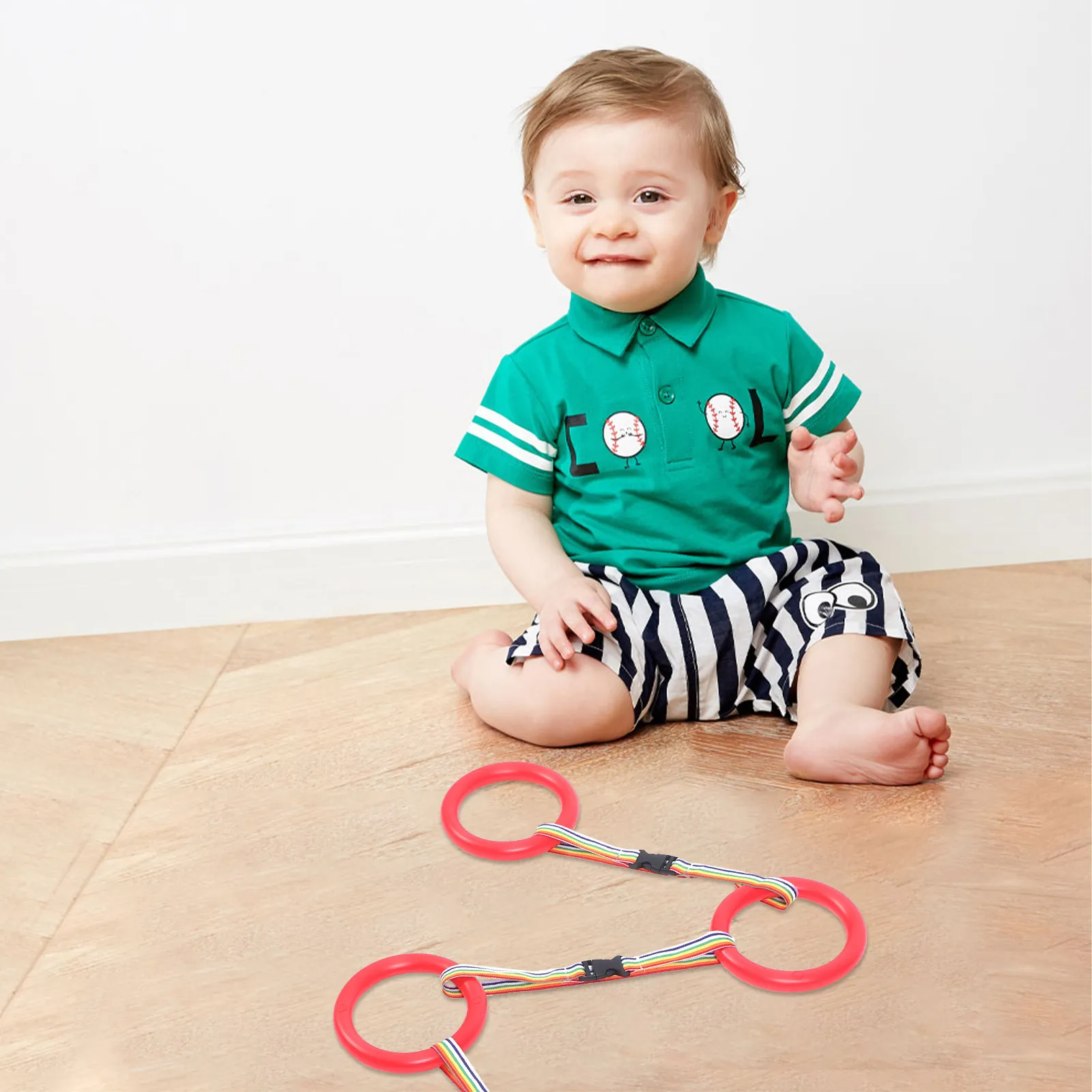 1set-preschool-walking-rope-round-handle-kids-safety-leash-for-outdoor-group-activities-kindergarten-daycare-transition-rope