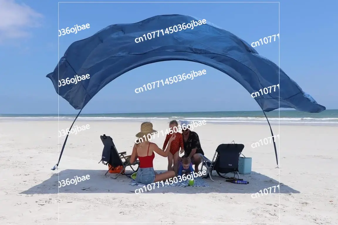 

Пляжная палатка быстро открывающаяся, водонепроницаемая и солнцезащитная поддержка Sea Breeze Power Support, портативный тент