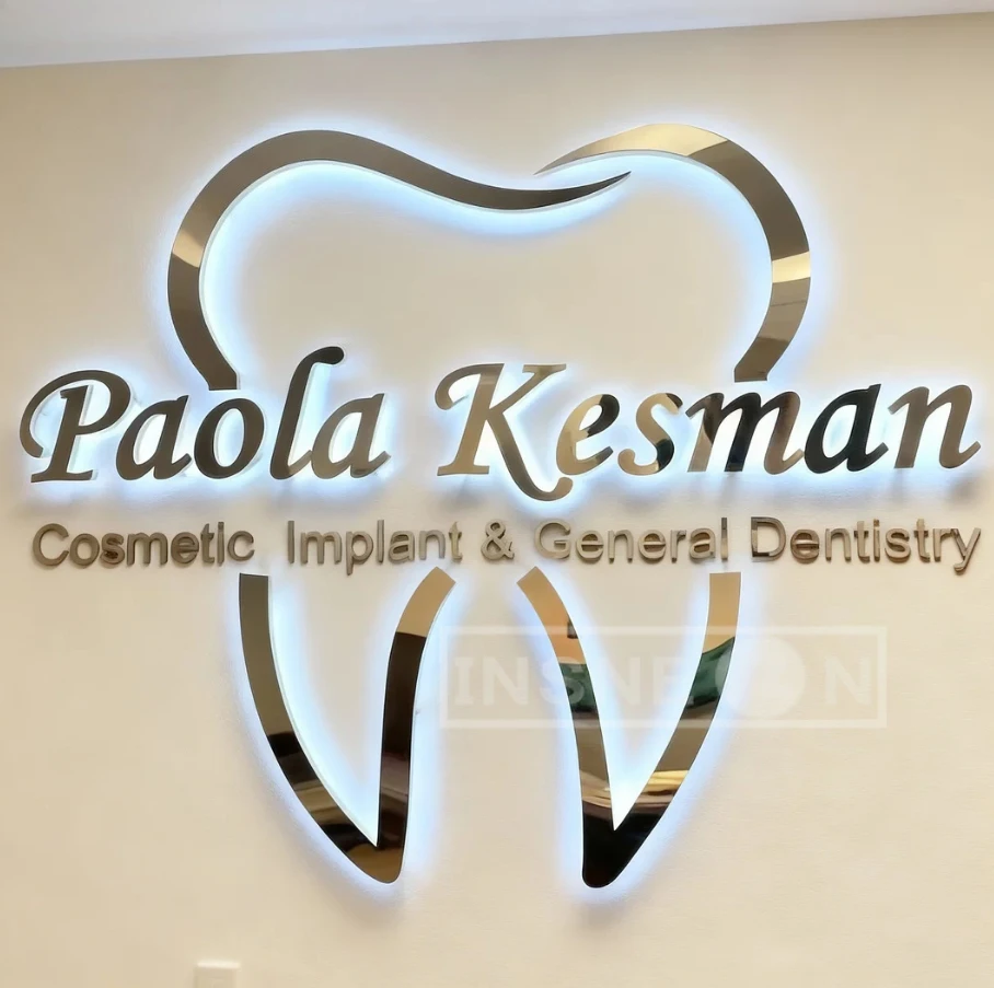 3D Chandelier Light Up Sign Custom Business Backlit Metal Lit Logo Lobby for Outdoor Decoration LED Advertising Office Neon Bar