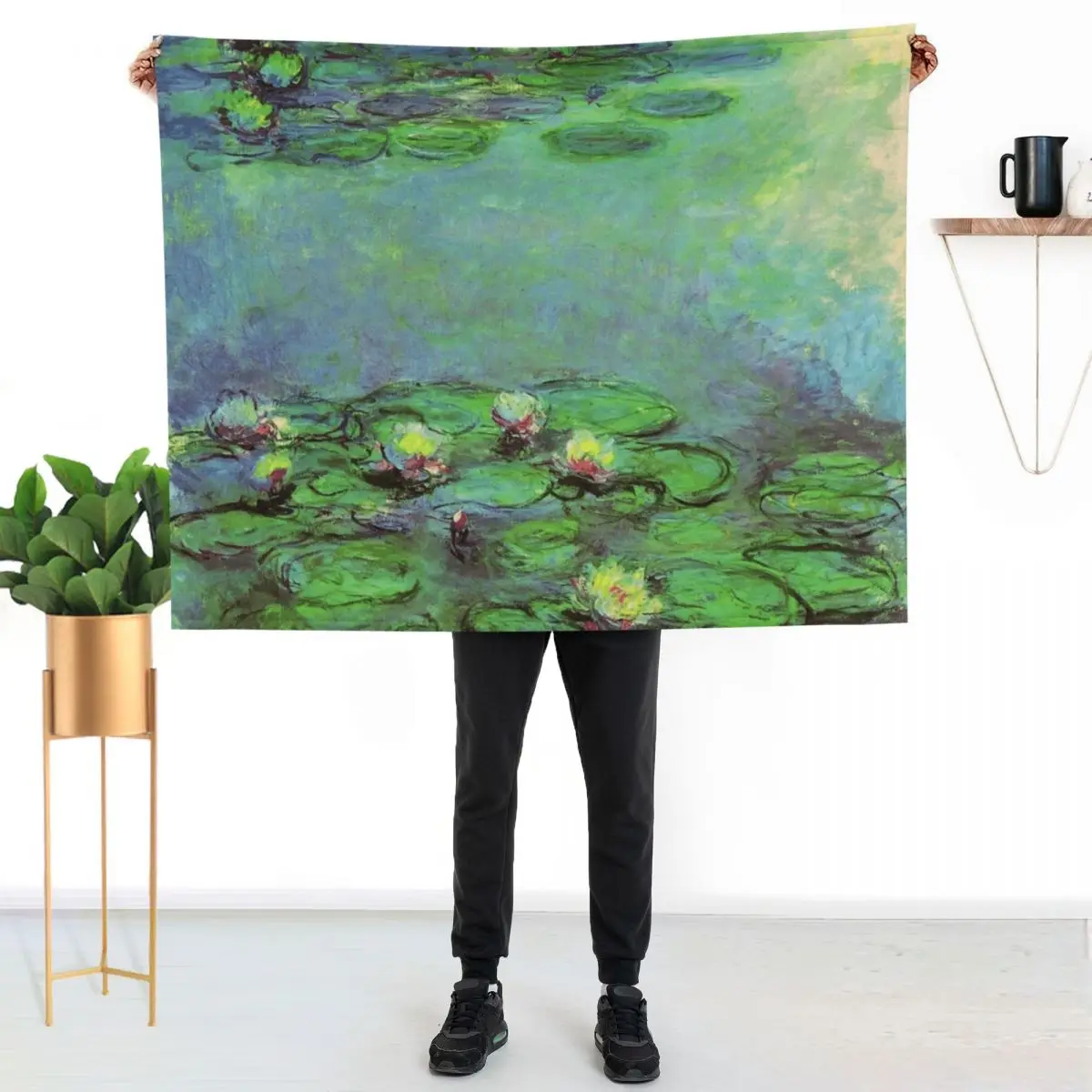 Water Lilies Monet (1914-1917) Throw Blanket Sofa Throw Picnic Tourist Bed covers Decorative Beds wednesday Blankets
