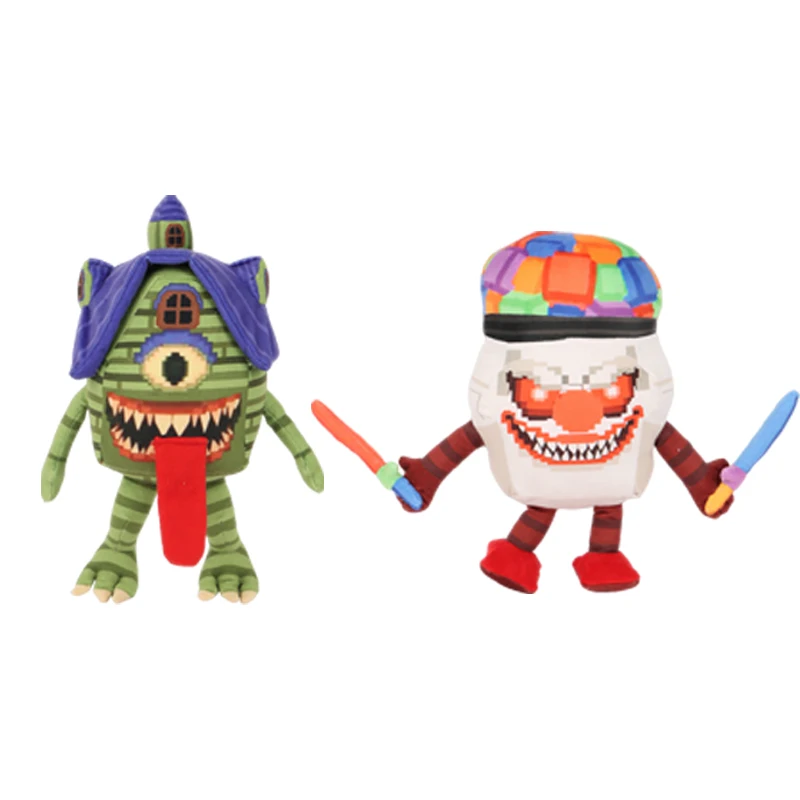 2026 novo 77 plantas vs brainrots cão de pelúcia monstro com três cabeças wl boneca de pelúcia bonito roubar um brainrot boneca brinquedo para presentes do miúdo