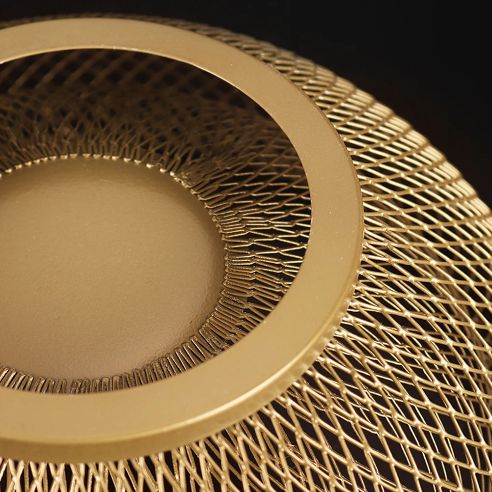 

Gold Iron Art Double Layer Fruit Basket Hollow-Out Vegetable Container Bowl Large Non-Slip Wire Fruit Holder Kitchen Living Room