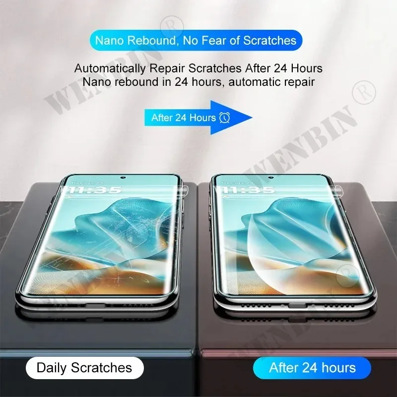 5 قطعة فيلم هيدروجيل ل ممن لهم البحث X9 X8 X7 X6 برو رينو 14 13 FS غطاء كامل واقي للشاشة ل ممن لهم