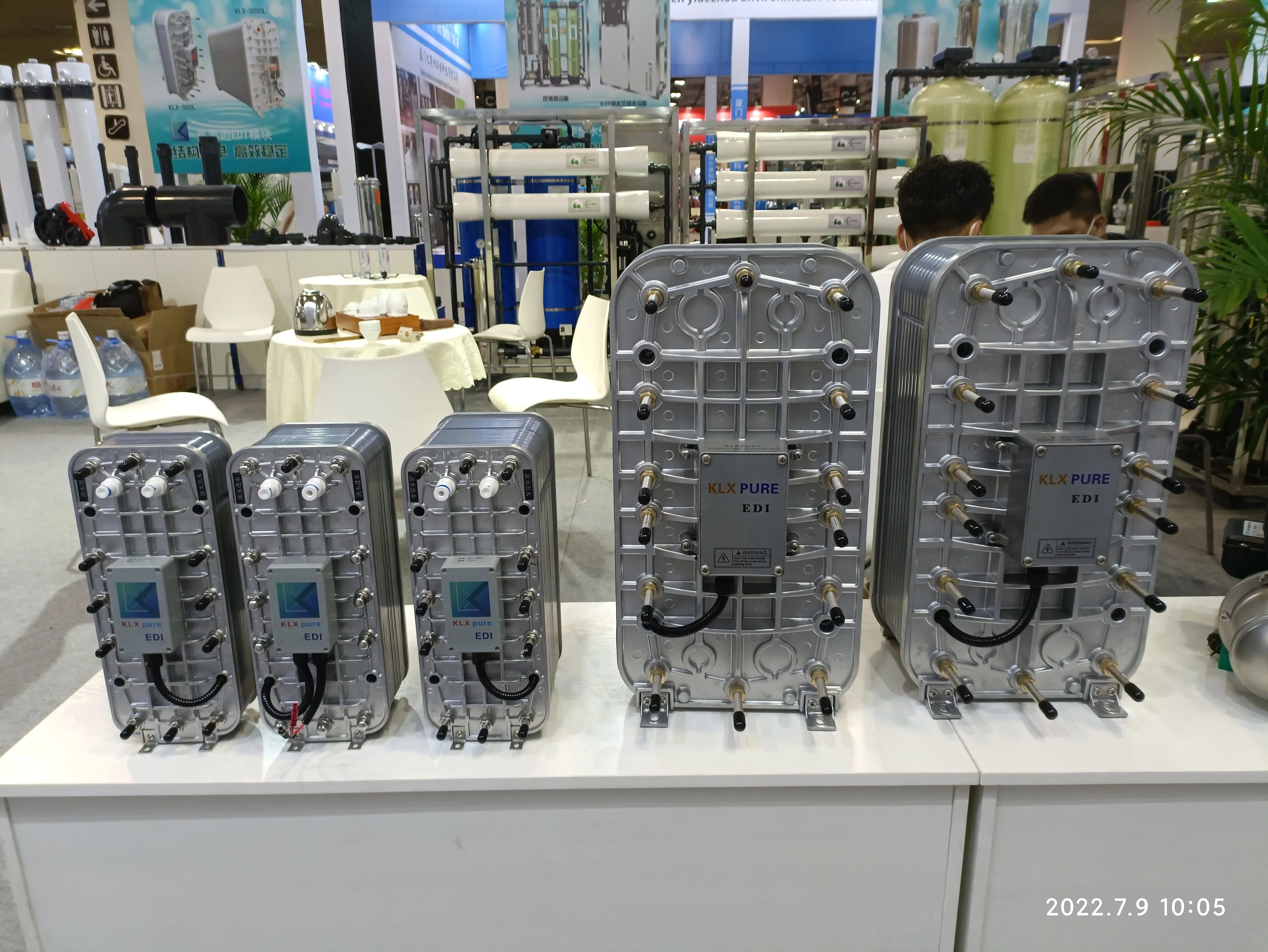 Mini EDI Water Filter Module Continuous Electrodeionization 10L 20L 50L Volumes 1 Year Pressure Vessel Pump Motor Engine