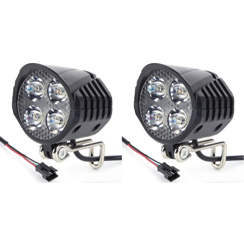 48V E-Bike Hupe Licht High Power Elektrische Fahrrad Roller LED Scheinwerfer Front Lampe Wasserdichte Outdoor Zyklus Radfahren zubehör