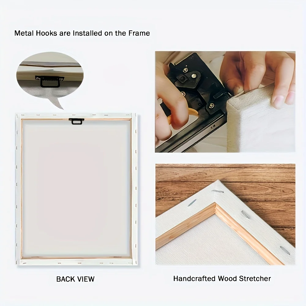 3 قطع من لوحات الحائط القماشية المؤطرة - مطبوعات زهور نباتية نابضة بالحياة من ويليام موريس، فن حديث لغرفة المعيشة وغرفة النوم والمكتب D #6