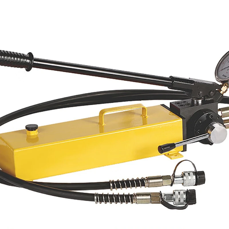 Hydraulic tool CP-800S double circuit manual, hydraulic pump station two-way pump