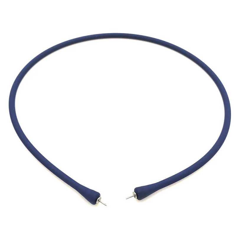 Wholesale Dark Blue Rubber Silicone Band for DIY Custom Necklace