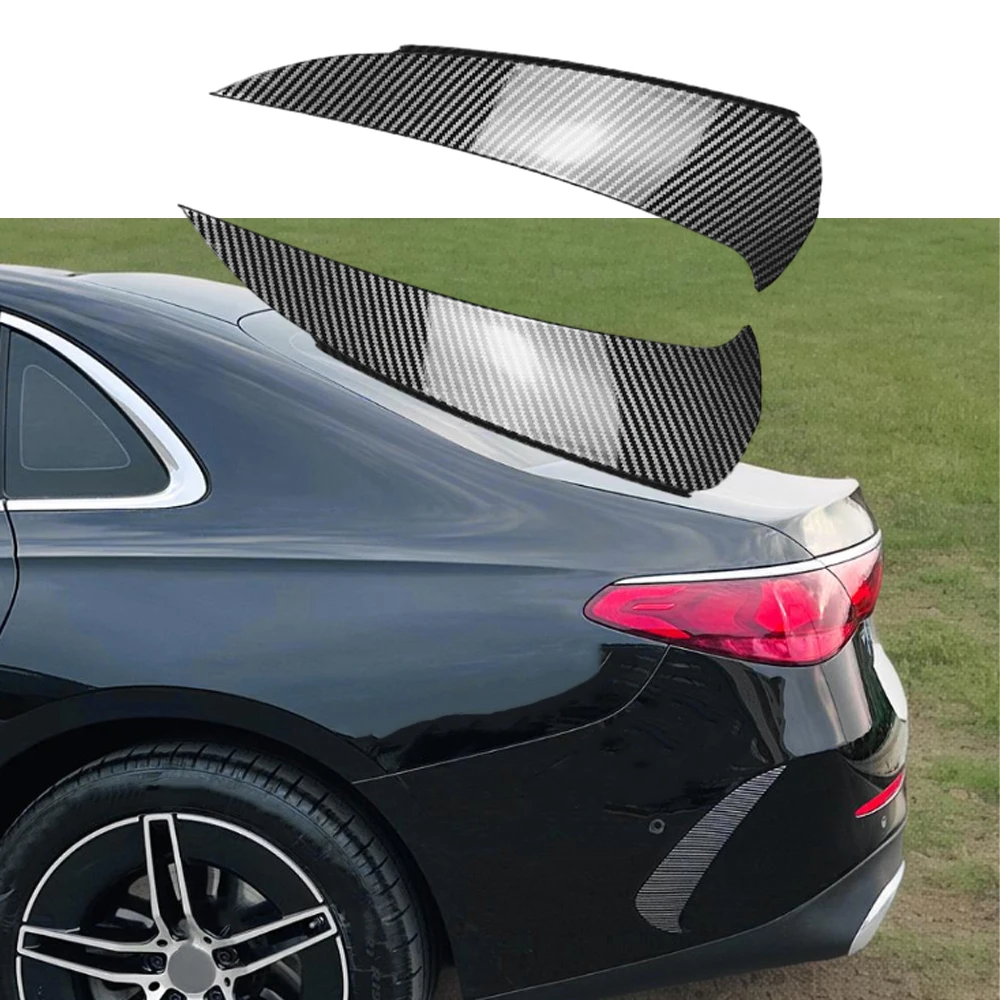 2Pcs Car Rear Bumper Lip Splitter Spoiler Decorative Trim For Mercedes Benz E-Class W214 E260 E300 AMG 2024 onwards Accessories