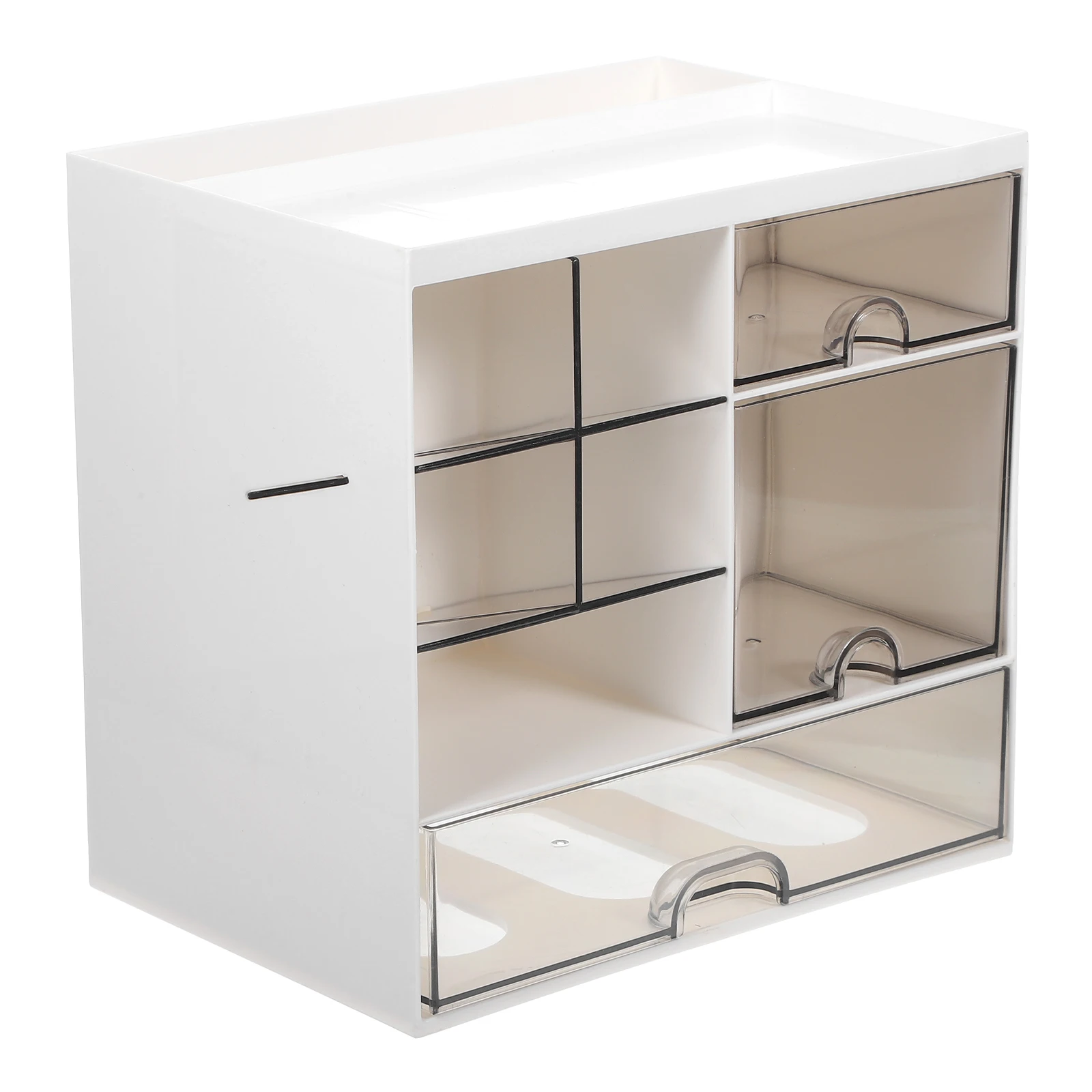 

Clear Drawers ganizers Desktop Storage Box White Office Desk ganizer Multifunctional Space Saving Material