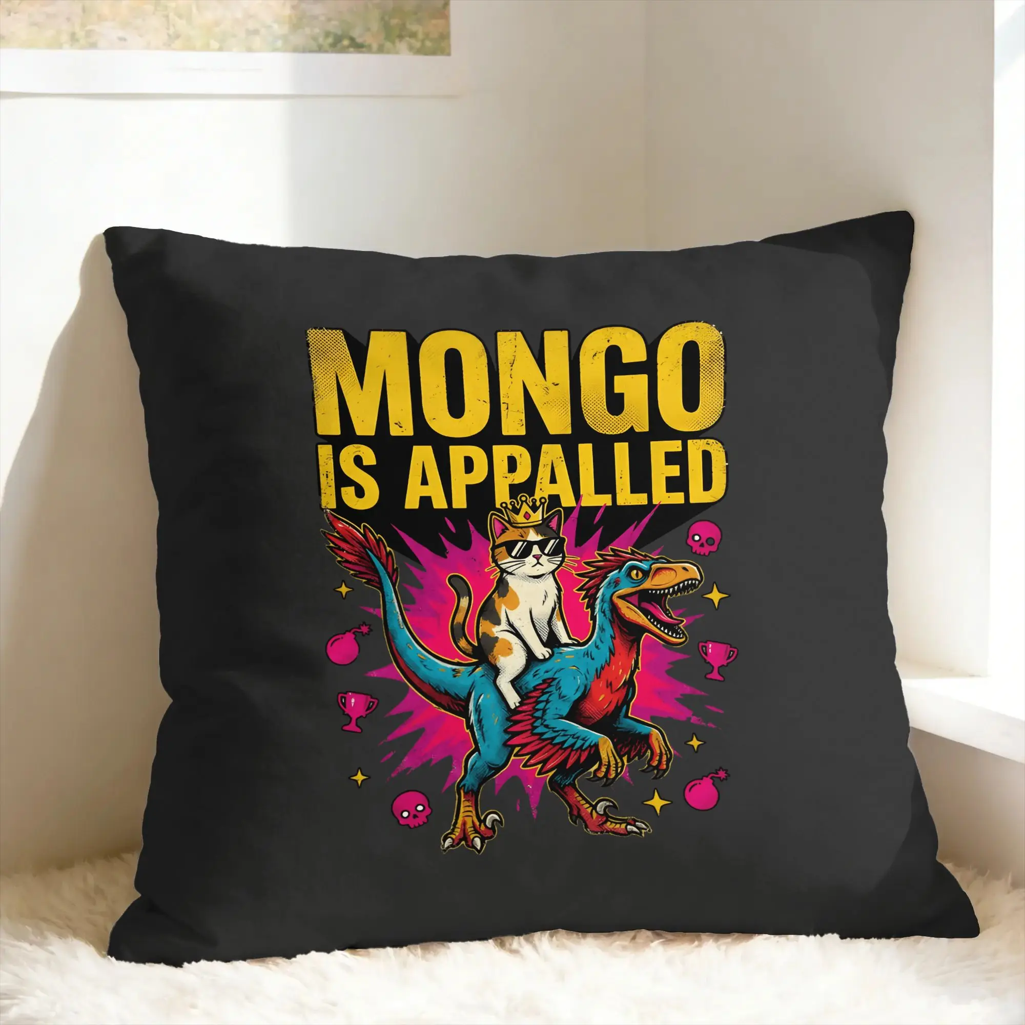 Pillow Cover Mongo Is Appalled Dungeon Crawler Funny Pillow Case For Sofa Couch Bed Living Room Pillowcases
