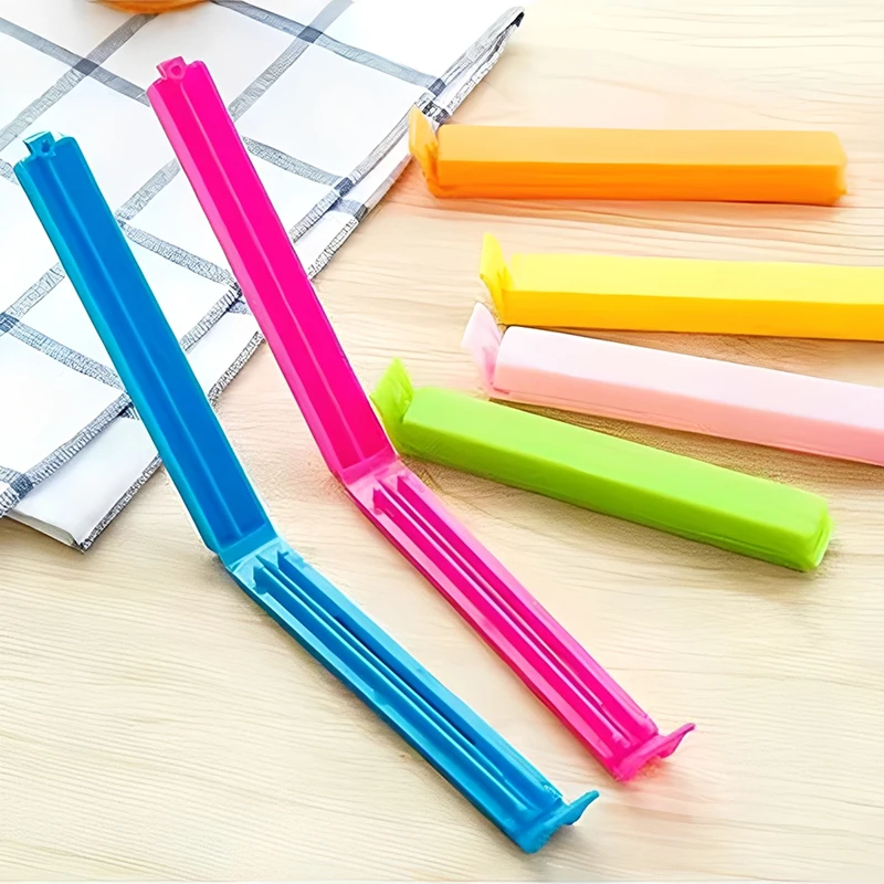 10/20 Stück Küchen-Aufbewahrung Lebensmittel-Snack-Verschluss-Clips Verschlussklemmen Plastikwerkzeug Küchenzubehör Tragbar Großpackung TMZ – Detail 6