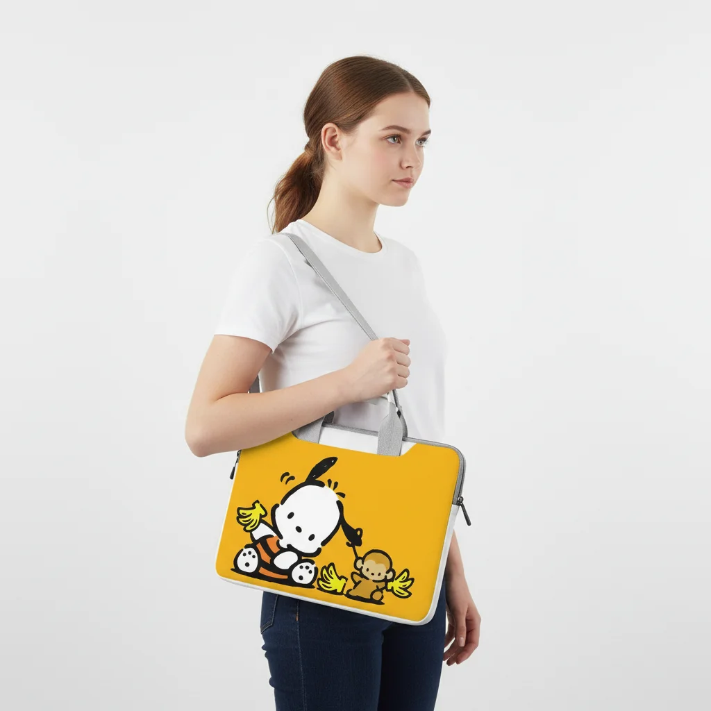 

Hello Kitty Kuromi Pachacco Portable Laptop Bag Laptop Protective Cover for Macbook 12 13 14 15.6 16 Inch Macbook Air ASUS Gift