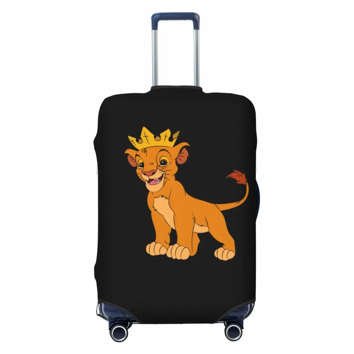 

Custom The Lion K-Kings Luggage Cover Fashion Funny Anime Suitcase Protector Covers Suit For 18-32 inch
