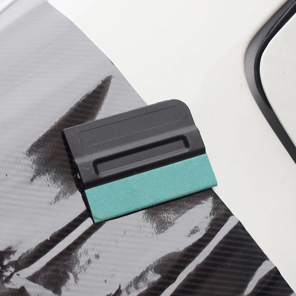 5Ps المغناطيسي ممسحة الفينيل سيارة التفاف نافذة تينت مكشطة مغناطيسية مع خالية من الخدش الجلد المدبوغ ورأى سيارة التفاف فيلم تثبيت A104 #4