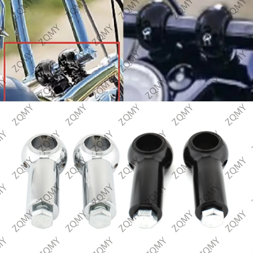 

3" Handlebar Clamp Riser Rise Bar For Harley Davidson Cruisers Choppers