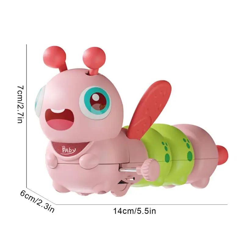 Wind Up Caterpillar Walking Toy Vorschul-Kleinkind-Aktivitäten Spielzeug Wind-Up-Mechanismus für Aktivitäten im Vorschulalter Kleinkind Lustig Niedlich