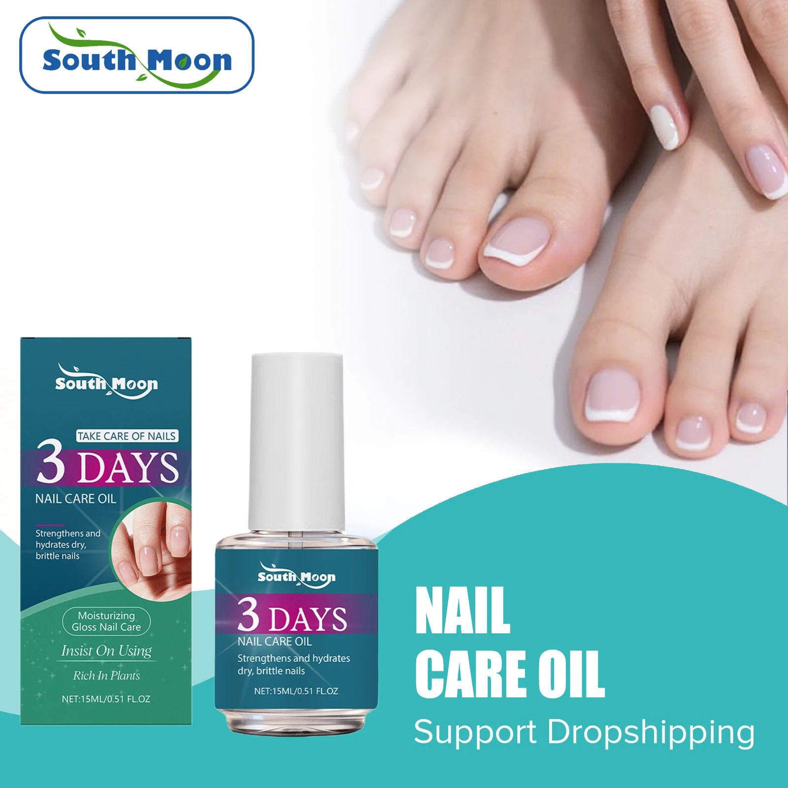 

3 Days Nail Care Serum Repair Nail Fungus Paronychia Relieve Cracked Damaged Toenails Strengthener Onychomycosis Removal Serum