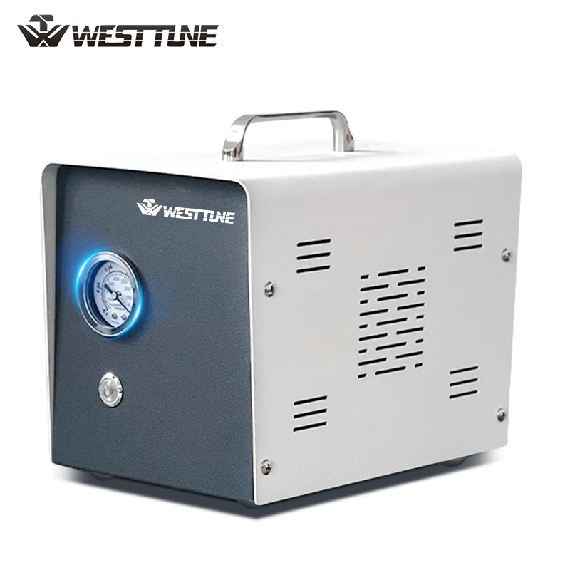 WESTTUNE Lab Diaphragm Vacuum Pump 10/15/30L Portable Mini Oil-free Filter Pump Portable Negative Pressure Pump Lab Equipment