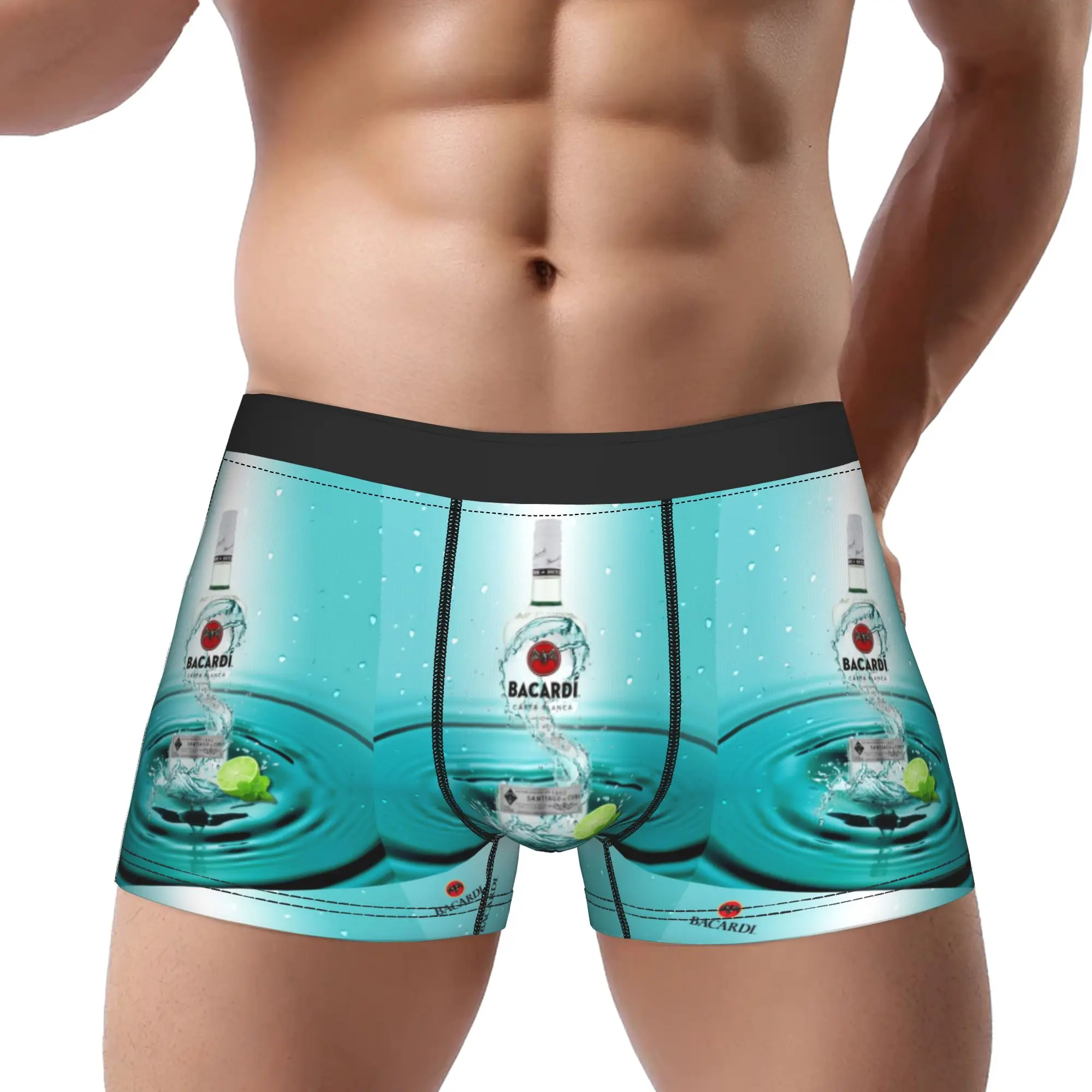 

bBacardi Carta Blanca Lime Splash bBacardi Underpants Breathbale Panties Man Underwear Ventilate Shorts Boxer Briefs