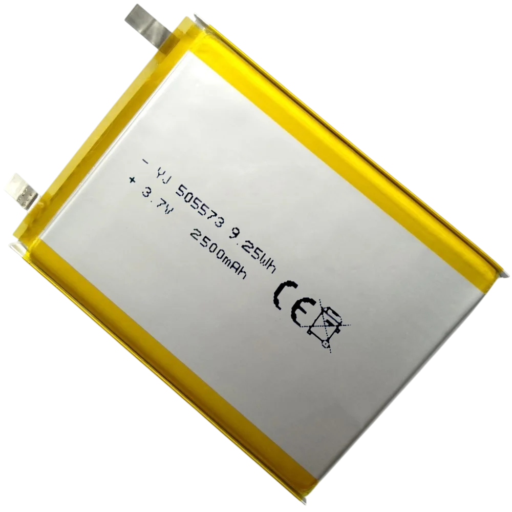 505573 3.7V 2500mAh Rechargeable Lithium Polymer Battery for Portable Energy Storage and Mobile Digital Devices 903659 104050