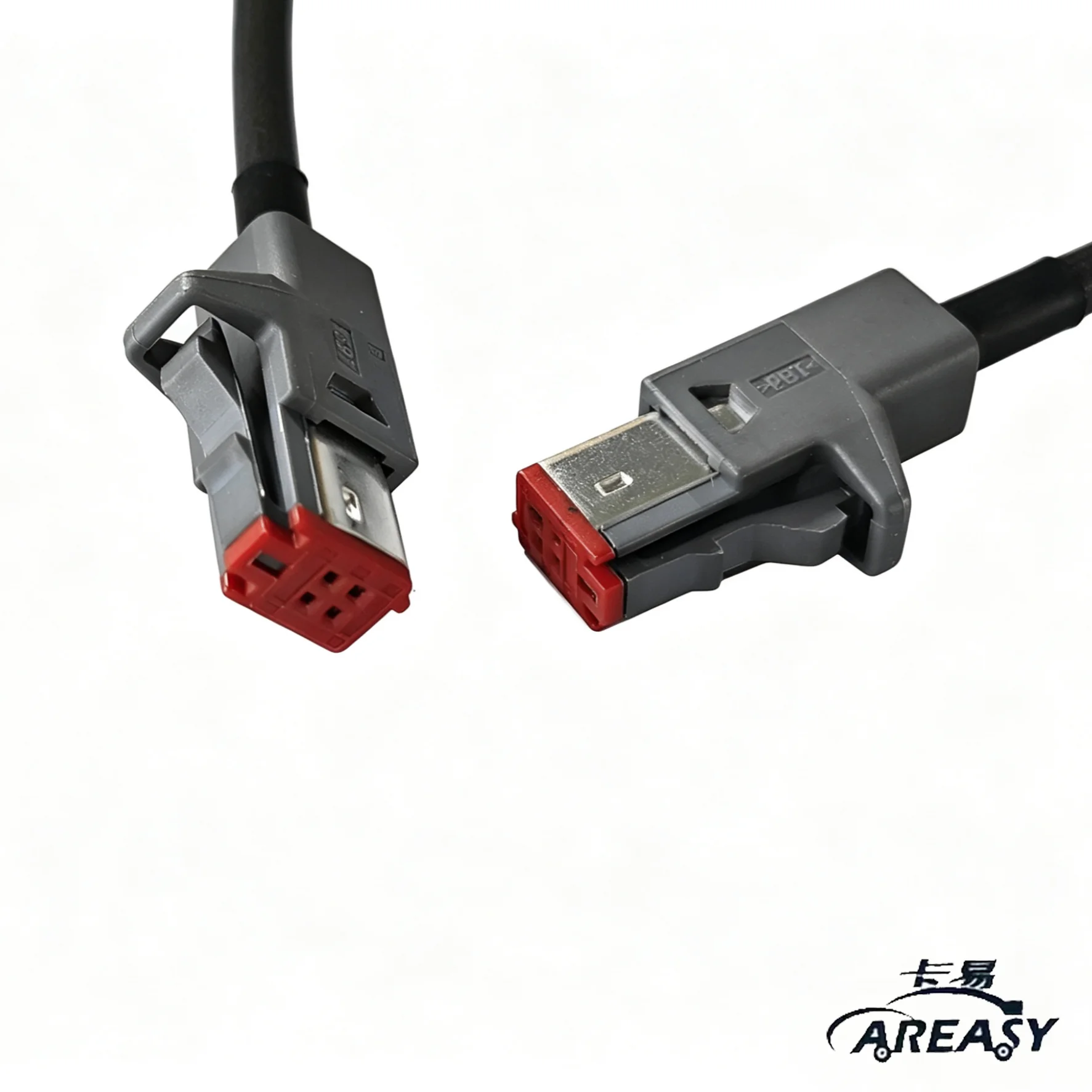 AREASY Car Video Input Adapter Cable Compatible with Infiniti, Nissan Patrol, Mazda Models HSL LVDS