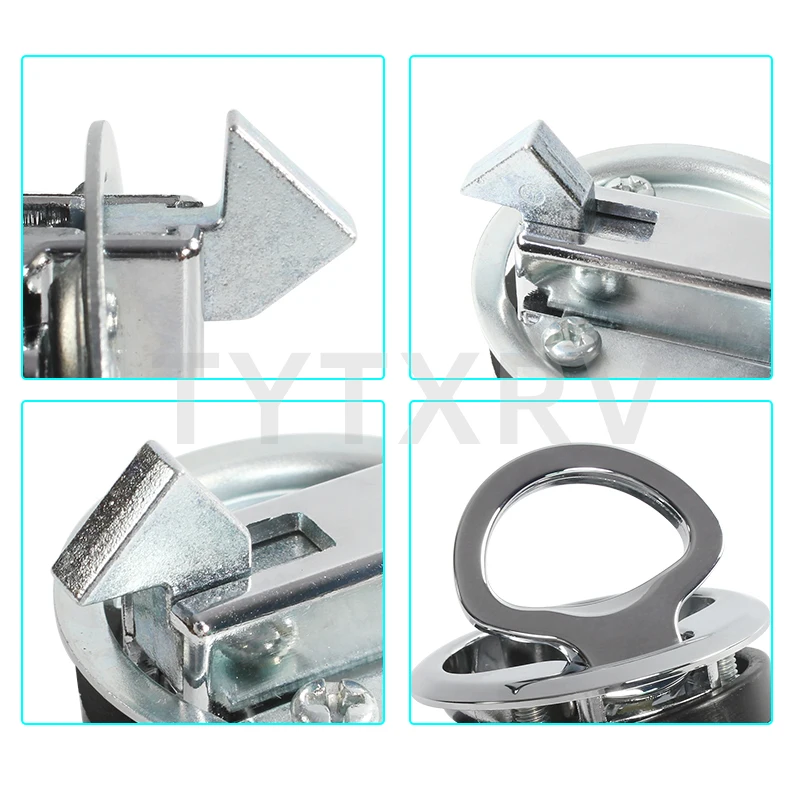 قسط الأمن 44mm سبائك الزنك مقفلة 10 قطعة / صندوق RV قفل الباب المدمج جولة