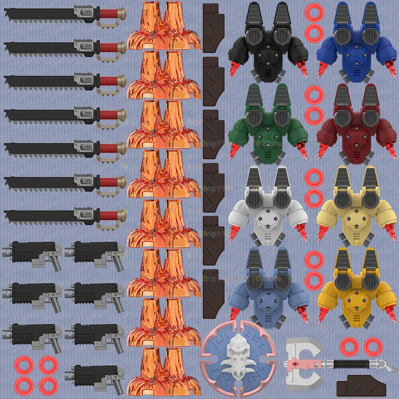 

Collection Building Blocks Game Action Figures Soldiers Accessories Bricks Kids for Toys Christmas Gifts DY713 DY714 DY715