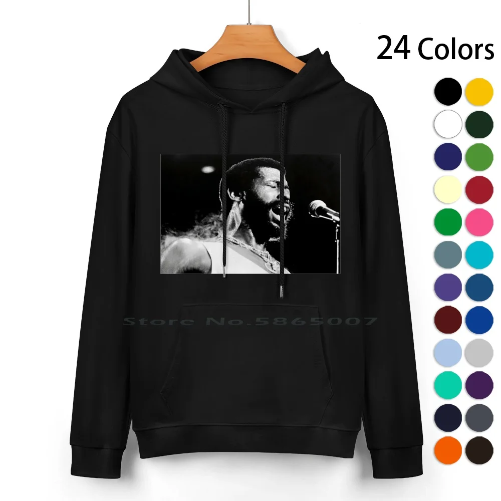 Pendergrass Pure Cotton Hoodie Sweater 24 Colors Teddyp Teddy Pendergrass Singer Soul Music Love Black Turn Off Lights 100%